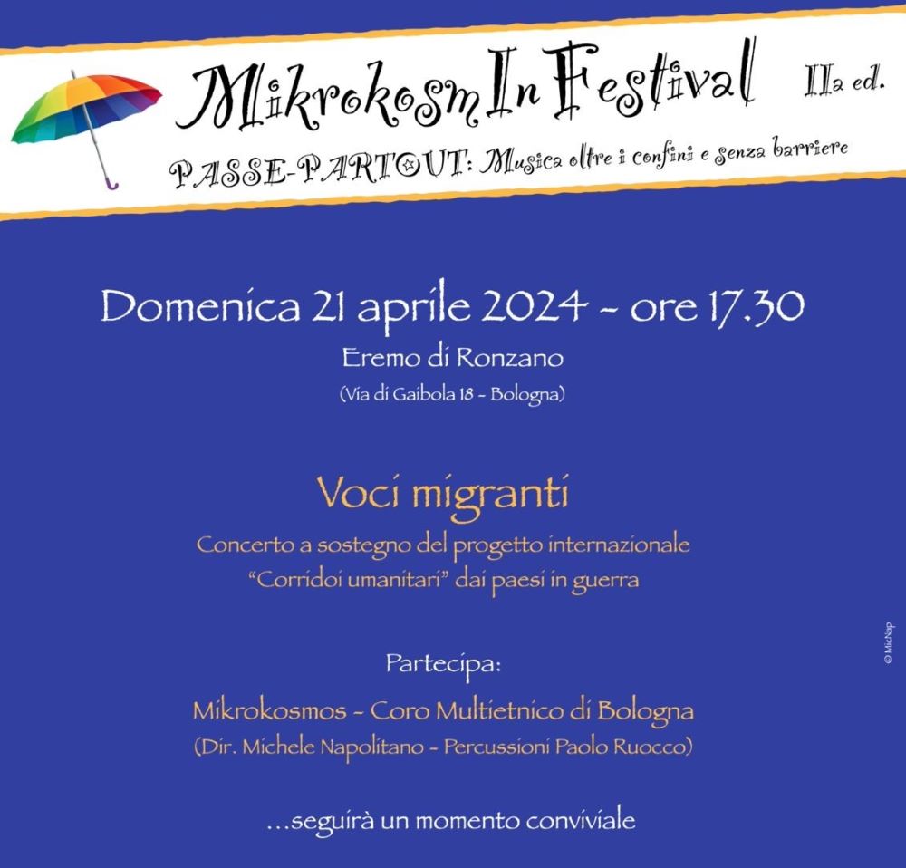 "VOCI MIGRANTI" Concerto a sostegno del progetto internazionale "Corridoi umanitari" dai paesi in guerra