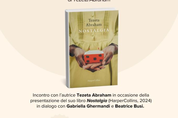 Presentazione del libro Nostalgia - 17 ottobre alle ore 18:00